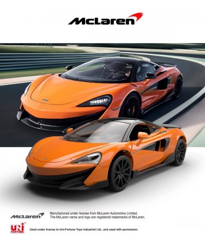 Toy Cars for Kids Ages 3+ 1:32 Scale McLaren 600LT Metal Model Pull Back Cars with Sound and LEDs Diecast Car Toy Cars Birthd...