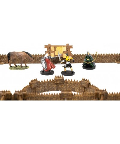 Palisades Kit: Tabletop & RPG Terrain Game Set for Dungeons & Dragons Pathfinder Castles & Crusades 13th Age Runequest Asunde...