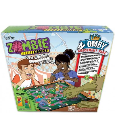 Zombie Chase — Exciting Intro Strategy Game — Win 2 Ways — Win as a Human or a Zombie — for Ages 7+ $27.47 Board Games