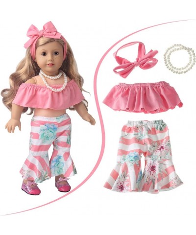 SpofewAmerican 18-inch Doll Costume and Accessories 21 45CM Doll Costume Dresses - Includes 10 Outfits with Headbands Bobby p...