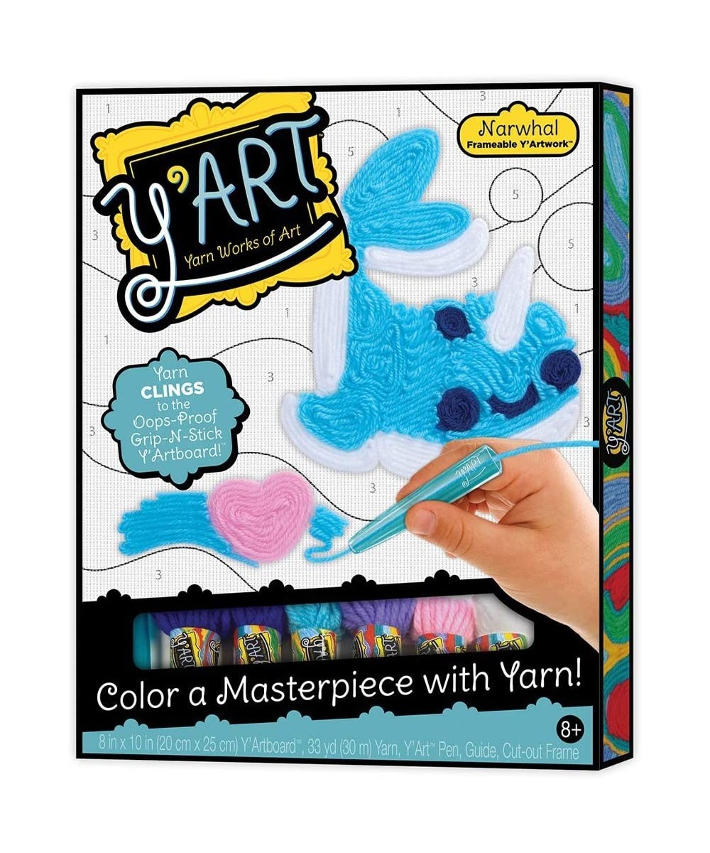 Narwhal — Yarn Works of Art — Mess-Free Artistic Craft Activity — Ages 8+ $21.10 Kids' Drawing & Writing Boards