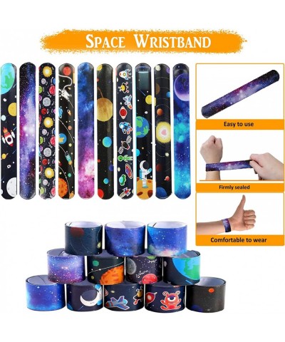 Empire Party 51 Pcs Outer Space Party Favors 25 Set of Space themed Wristbands Bouncy Ball Space Stickers for Kids Birthday P...