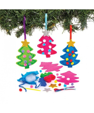 AW993 Christmas Tree Ornament Sewing Kits - Pack Of 3 Festive Arts And Crafts Christmas Craft Kits for Kids $17.63 Craft Kits