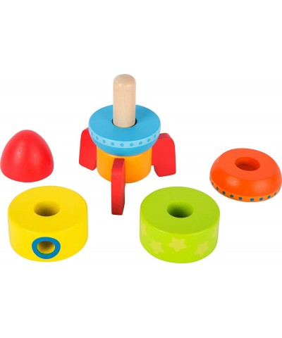 Colorful Rocket Shaped Stacking Toys Six Plug-in Parts Promote The Fine Motor Skills Designed for Children 12+ Months $30.25 ...