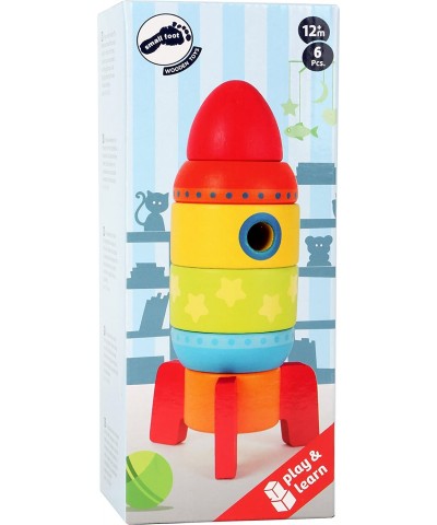 Colorful Rocket Shaped Stacking Toys Six Plug-in Parts Promote The Fine Motor Skills Designed for Children 12+ Months $30.25 ...