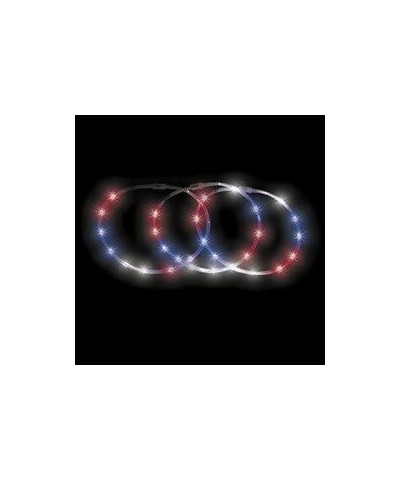 USA Patriotic LED Chasing Light Necklaces - Set of 6 - Fourth of July Jewelry Party Supplies $39.97 Kids' Dress-Up Accessories