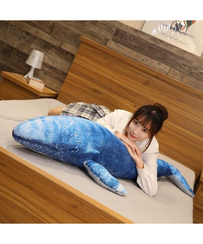 Whale Stuffed Animal Blue Whale Shark Plush Hug Pillow Ocean Stuffed Toy 43.3 $73.64 Kids' Plush Toy Pillows