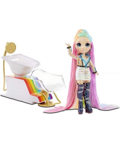 Salon Playset with Rainbow of DIY Washable Hair Color Foam for Kids and Dolls - Doll Not Included $58.36 Dolls