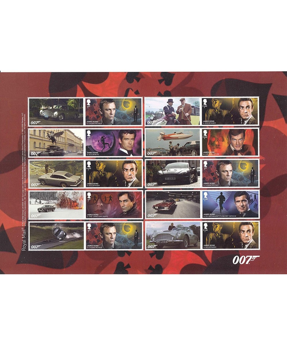 007 Collector's Sheet - Collectible Royal Mail Postage Stamps $74.08 Collectibles Display & Storage