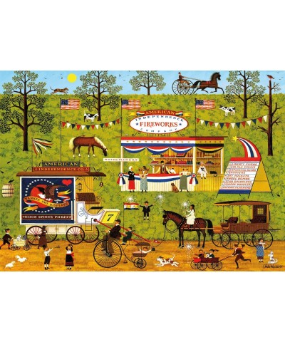 Charles Wysocki - Bang Boom Barn & Pow - 300 Large Piece Jigsaw Puzzle $19.24 Jigsaw Puzzles