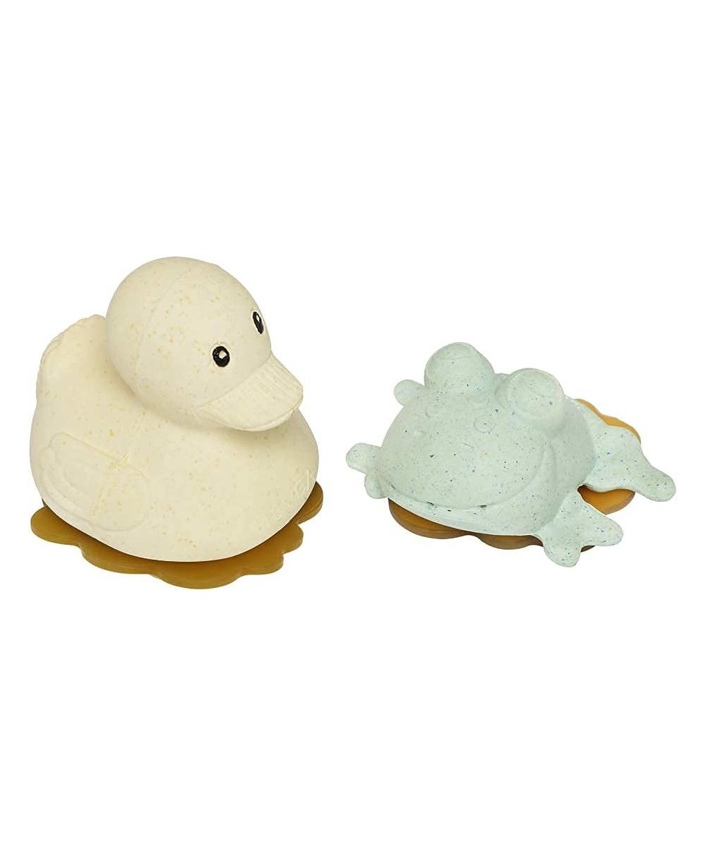 Upcycled Rubberduck & Frog (Sand & Sage). Upcycled Rubber Plant Based Plastic-Free Eco-Friendly & BPA-Free $46.07 Bathtub Toys