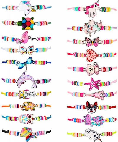 20 Pieces Unicorn Bracelets Friendship Bracelets for Girls Women Bracelets Jewelry Animal Pendant Unicorn Owl Cute Bracelets ...