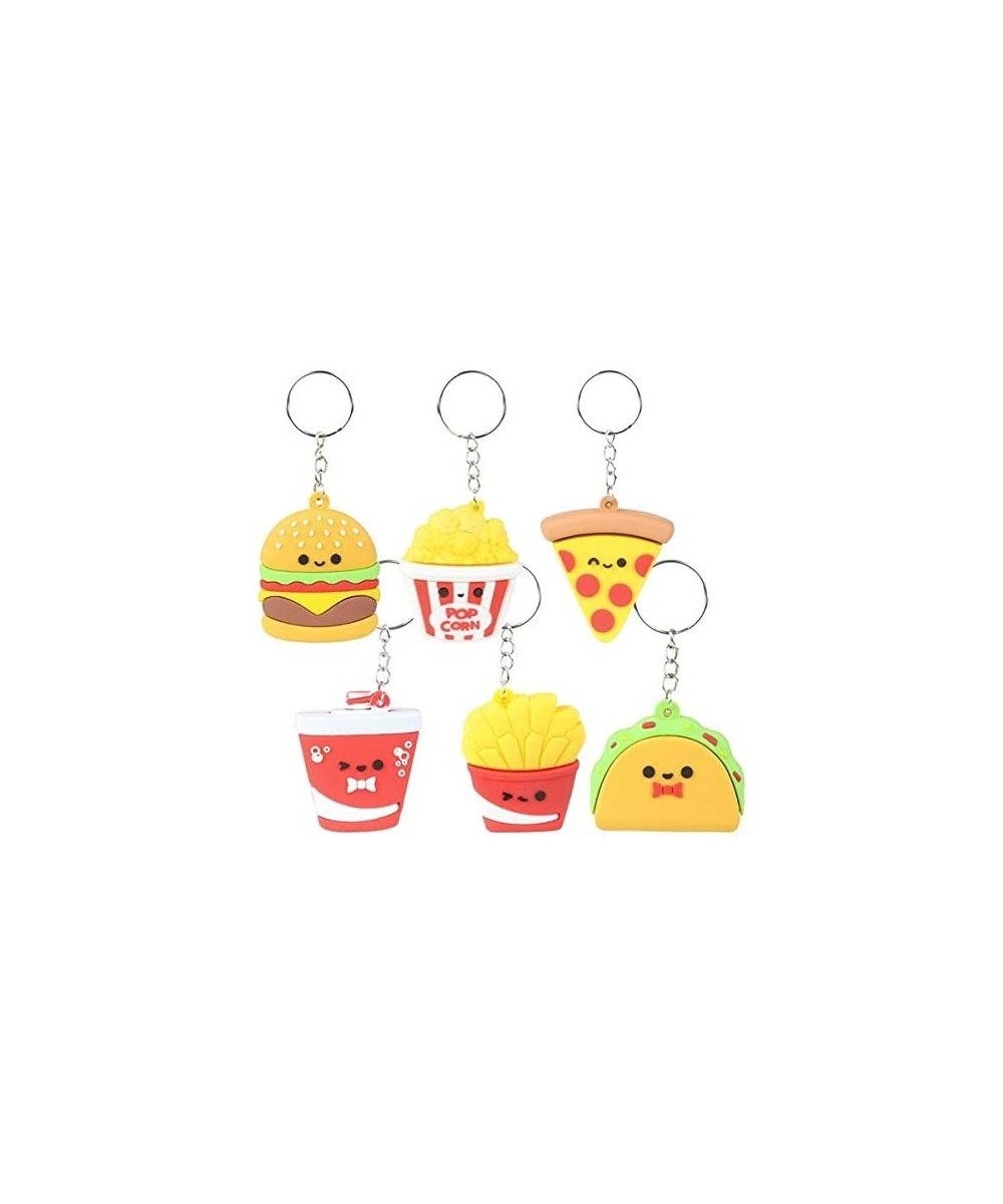 2.25 Inch Fast Food Face Keychains -12 Pk – Party Favor Accessory Goody Bags Prizes Pinatas Carnivals $28.24 Kids' Party Favo...