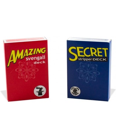 Amazing Svengali and Secret Stripper Deck Kit Hundreds of Possible Tricks from Beginner to Expert in This Set (Red Svengali a...