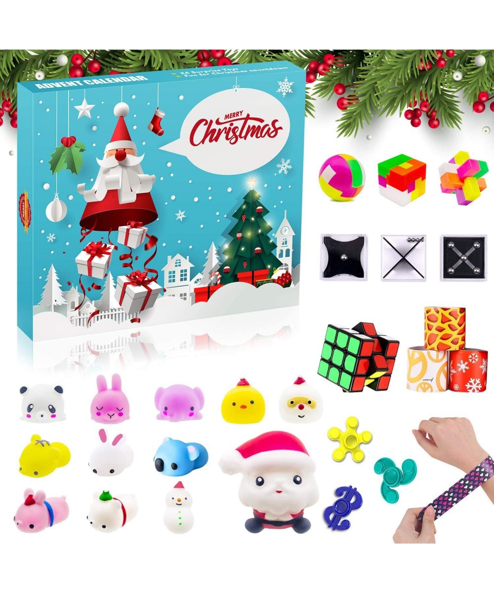 Party Favor Toys Surprise Advent Calendar Christmas Countdown Calendar 24 PCS Fidget Toys for Count Down Christmas Holiday Pa...