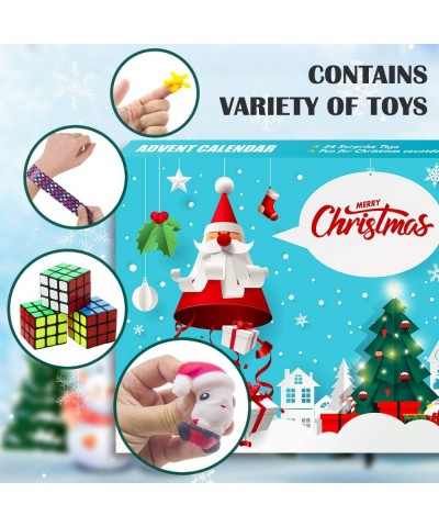 Party Favor Toys Surprise Advent Calendar Christmas Countdown Calendar 24 PCS Fidget Toys for Count Down Christmas Holiday Pa...