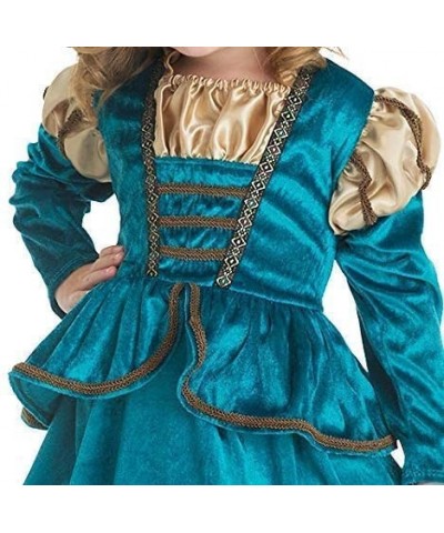 Medieval Princess Dress Up Costume & Matching Doll Dress (X-Large Age 7-9) - Machine Washable Child Pretend Play and Party Dr...