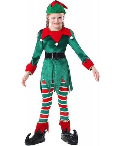 Elf Costume for Girls Elf Costume for Kids Christmas Elf Dress for Girls $61.60 Kids' Costumes