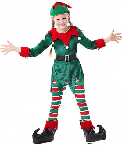 Elf Costume for Girls Elf Costume for Kids Christmas Elf Dress for Girls $61.60 Kids' Costumes