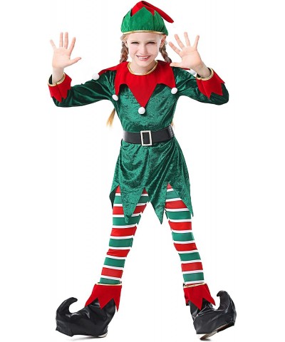 Elf Costume for Girls Elf Costume for Kids Christmas Elf Dress for Girls $61.60 Kids' Costumes