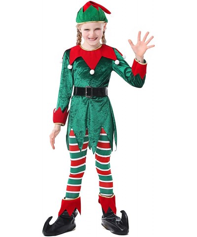 Elf Costume for Girls Elf Costume for Kids Christmas Elf Dress for Girls $61.60 Kids' Costumes