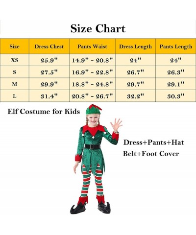 Elf Costume for Girls Elf Costume for Kids Christmas Elf Dress for Girls $61.60 Kids' Costumes