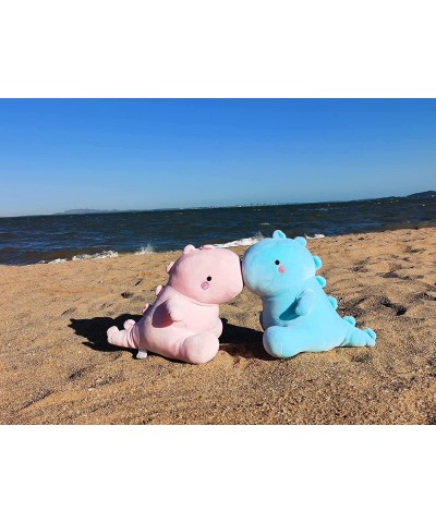 Weighted Dinosaur Stuffed Animals Dinosaur Plush Cute Dino Plushie Dolls Decor Birthday Gifts for Kids Girls Boys Blue 12 inc...