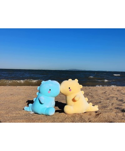 Weighted Dinosaur Stuffed Animals Dinosaur Plush Cute Dino Plushie Dolls Decor Birthday Gifts for Kids Girls Boys Blue 12 inc...