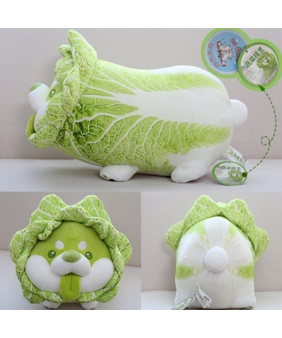 Plush Vegetable Dog Toy Cabbage Shiba Inu Corgi Dog Plush Soft Pillow Cute Vegetables Dog Hugging Pillow Plush Toy Gifts for ...