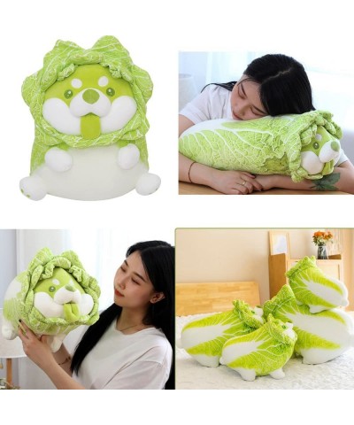 Plush Vegetable Dog Toy Cabbage Shiba Inu Corgi Dog Plush Soft Pillow Cute Vegetables Dog Hugging Pillow Plush Toy Gifts for ...