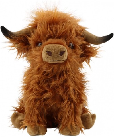 Scottish Highland Cow Plush Stuffed Animal Plush Toys Realistic Soft Stuffed Gift Dolls for Adults Kids (Brown 25 cm) $37.44 ...