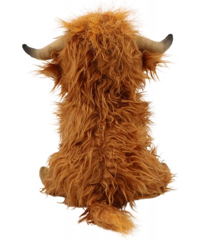 Scottish Highland Cow Plush Stuffed Animal Plush Toys Realistic Soft Stuffed Gift Dolls for Adults Kids (Brown 25 cm) $37.44 ...