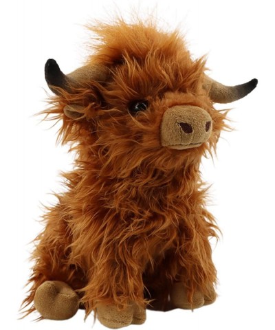 Scottish Highland Cow Plush Stuffed Animal Plush Toys Realistic Soft Stuffed Gift Dolls for Adults Kids (Brown 25 cm) $37.44 ...