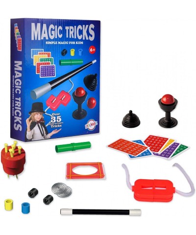 Magic Trick for Kids Set 1 - Magic Set with Over 35 Tricks Made Simple Magician Pretend Play Set with Wand & More Magic Trick...