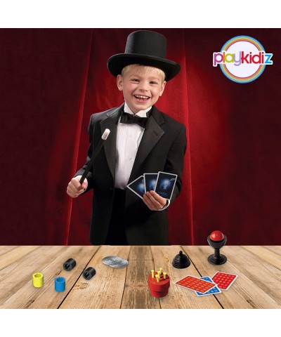 Magic Trick for Kids Set 1 - Magic Set with Over 35 Tricks Made Simple Magician Pretend Play Set with Wand & More Magic Trick...