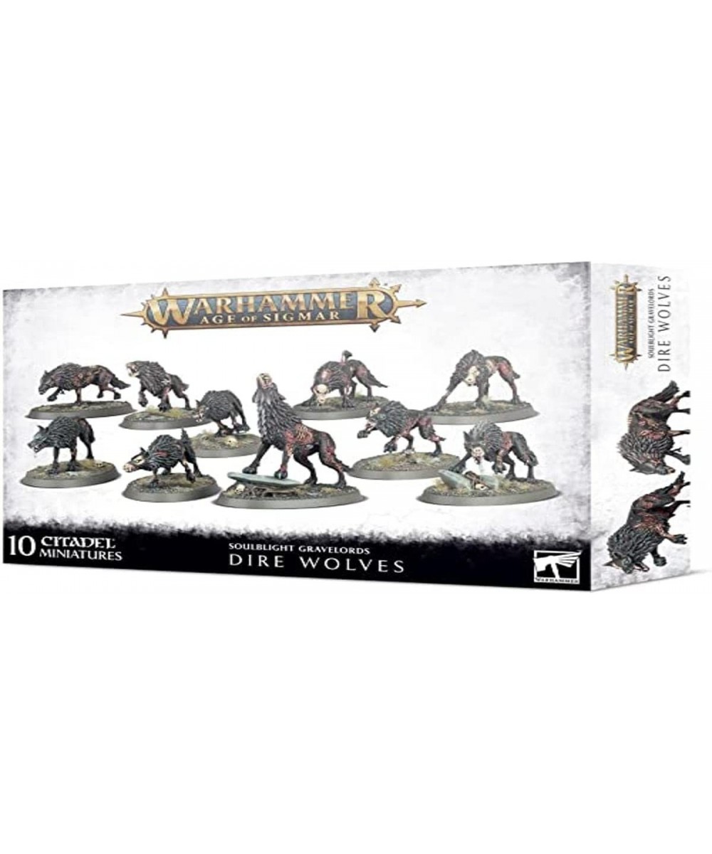 Soulblight Gravelords Dire Wolves Warhammer Age of Sigmar $99.32 Board Games