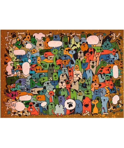 Puzzle-Puppies’ Party-1000 Pieces Cute Cartoon Dogs Puzzle Color Challenge Jigsaw Puzzles for Adults and Kids $21.68 Jigsaw P...