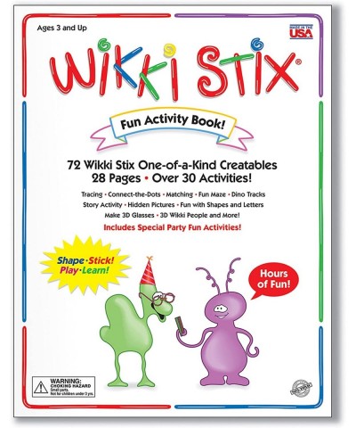 Sea Life Pak Features 12 Sea Creatures & Arts and Crafts for Kids Book Includes 30 Activities and 72 Non-Toxic Waxed Yarn Fid...