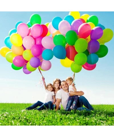 Tamodan Thickened balloons 120 PCS Balloons Assorted Colors Latex Balloons for Kid's Birthday Party Exquisite Rainbow Balloon...