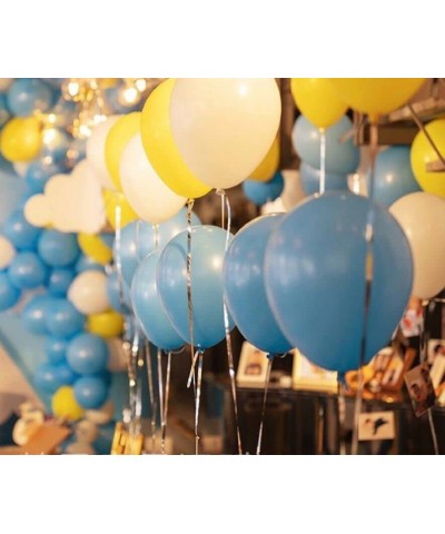 Pooh Bear Balloons Garland Arch Kit Blue Yellow Balloons Bouquet Kit SpongeBob Theme Baby Shower Balloons Backdrop Background...