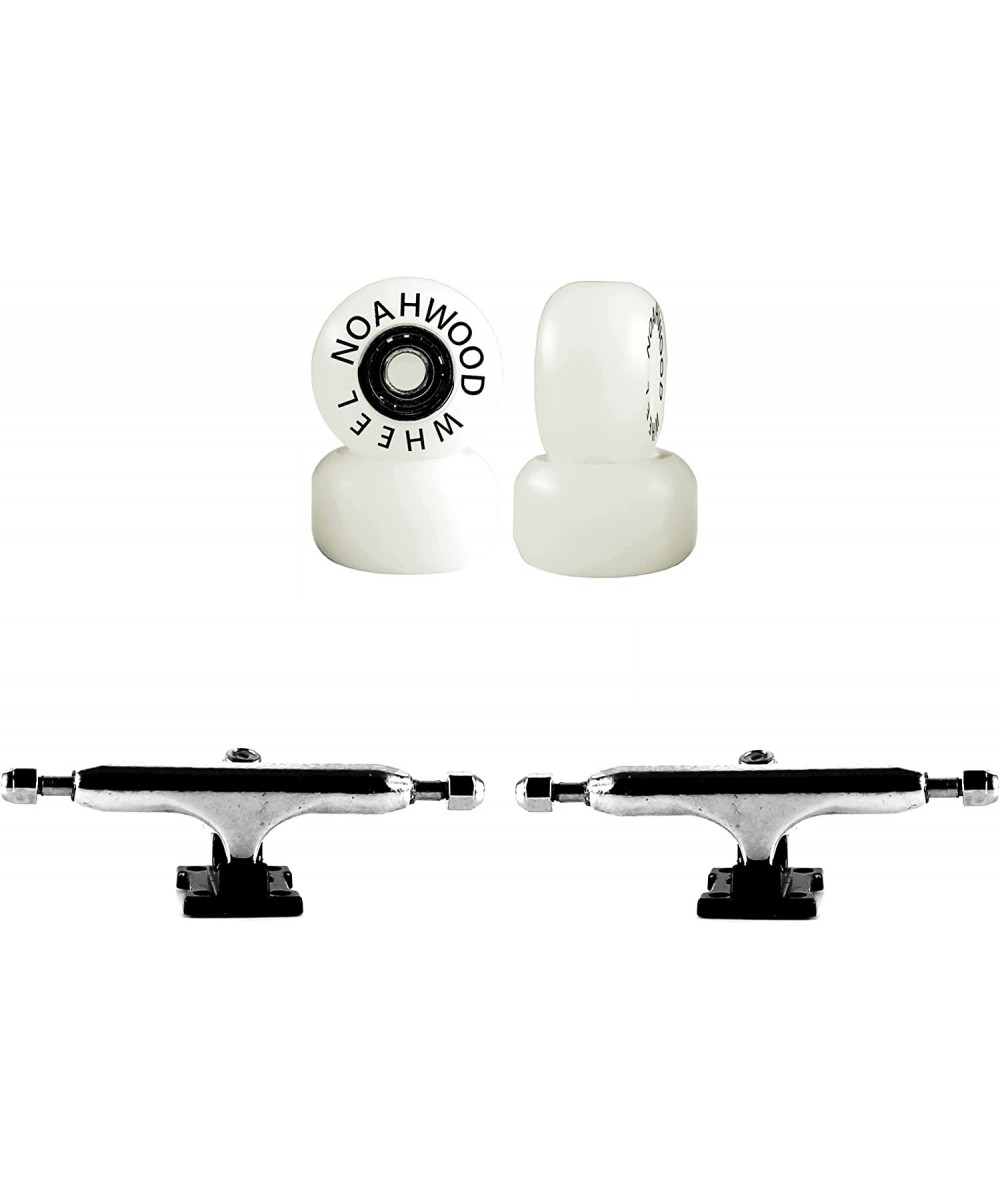 Crown Logo Wheels iii White (ABEC-5 Bearing) + (Gift Prince Trucks) (Gift 34mm Silvery Hanger + Black Baseplate) $34.01 Finge...