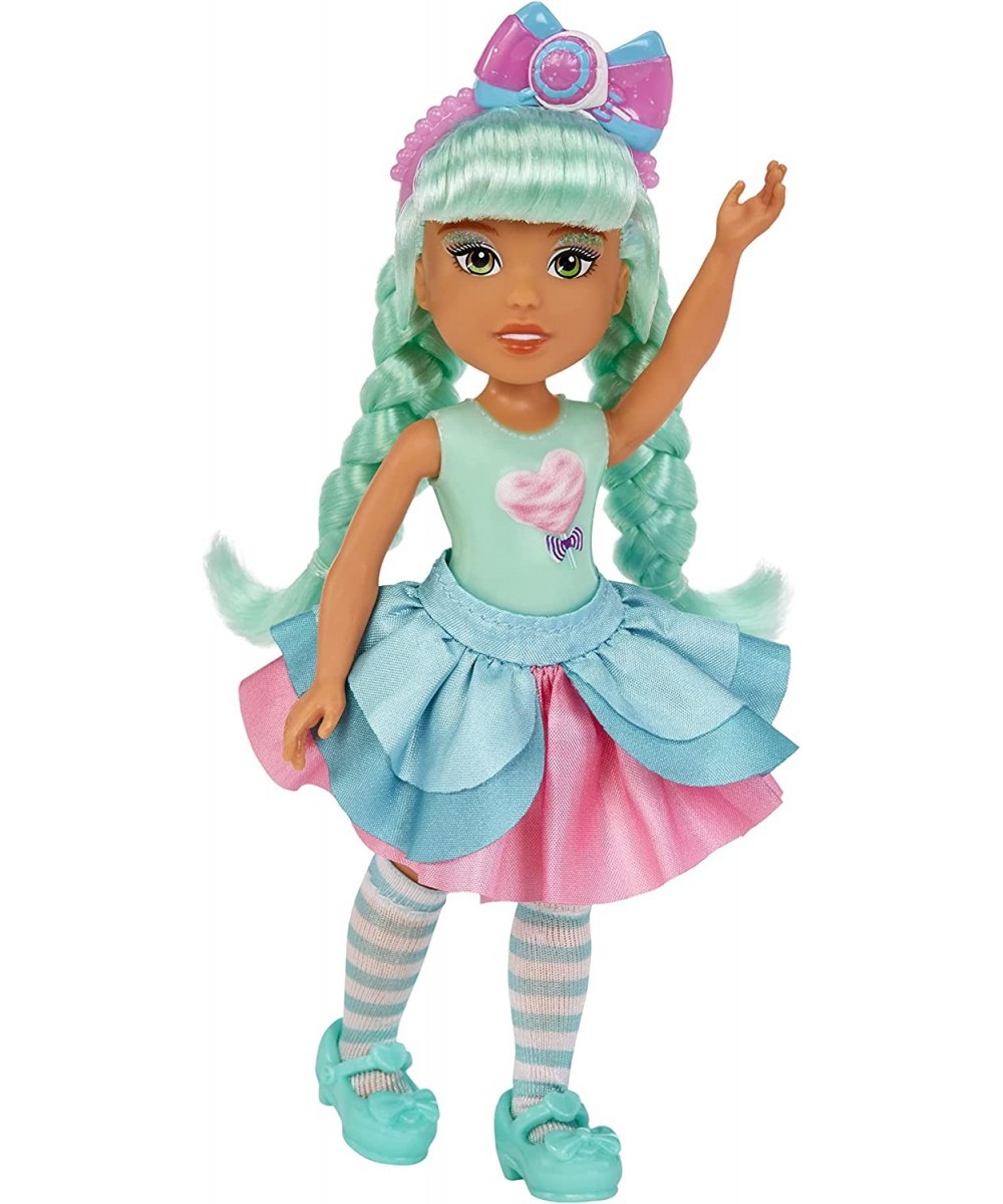 MGA's Dream Bella Little Candy Princess - DreamBella Cotton Candy Scented 5.5" Doll with Scratch 'N Sniff Tag Long Teal Hair ...