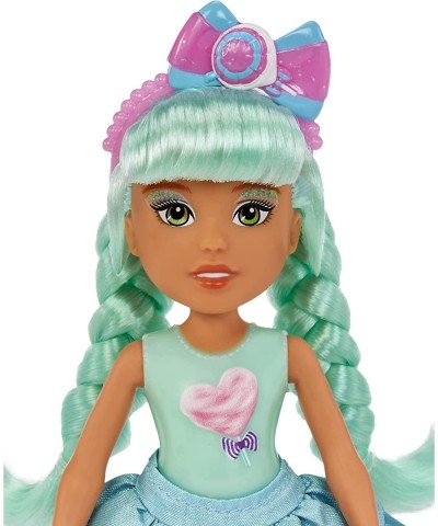 MGA's Dream Bella Little Candy Princess - DreamBella Cotton Candy Scented 5.5" Doll with Scratch 'N Sniff Tag Long Teal Hair ...