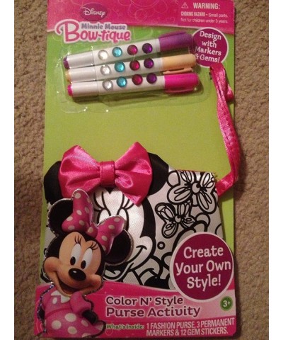 Minnie Mouse Bow-tique Color N' Style Purse Activity $15.85 Plush Purses