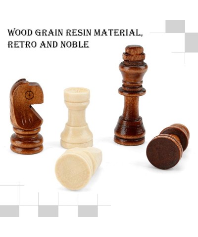 Folding Hand Crafted Wooden Chess Set Chess Board for Kids and Adults 30 x 30 cm $34.67 Board Games