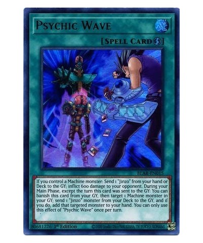 Psychic Wave - BLAR-EN015 - Ultra Rare - 1st Edition $10.84 Card Games