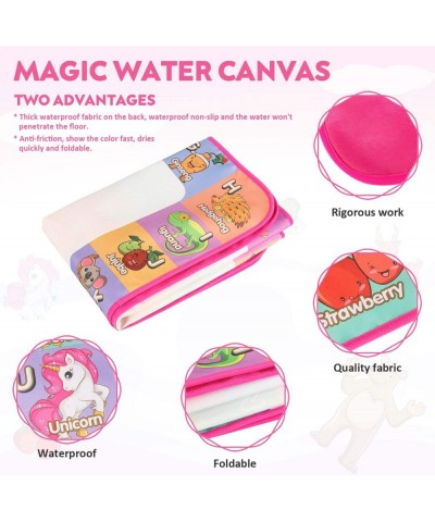 Water Doodle Mat - Kids Water Drawing Mat Toddlers Doodle Board Educational Toy - Water Painting Mat Bring Magic Pens Travel ...