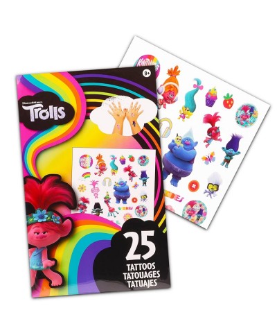 Trolls Temporary Tattoos Party Favor Pack Bundle with 75 Trolls Tattoos Trolls Party Supplies And Party Activities Trolls Par...