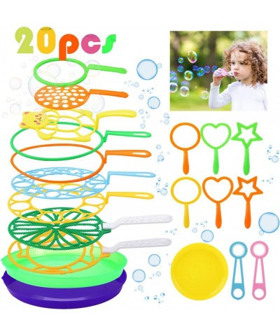 Big Bubble Wands Set Bubble Party Pack Bulk Funny Bubble Toy Bubble Making Toys for Outdoor Big Bubble Wands Bulk for All Age...