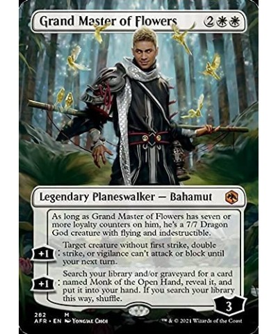 Magic: the Gathering - Grand Master of Flowers (282) - Borderless - Adventures in The Forgotten Realms $13.80 Trading Cards &...